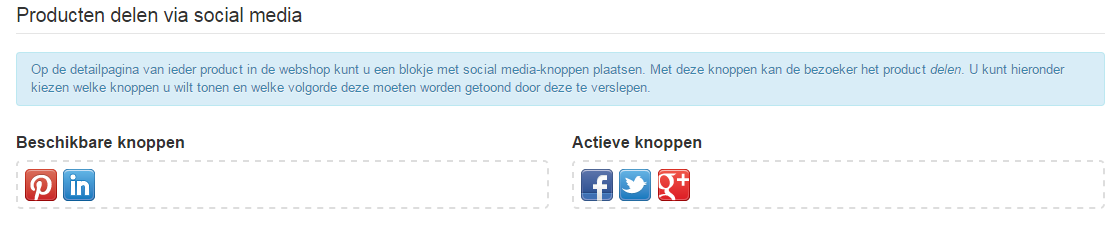 Facebook-knoppen in je webshop